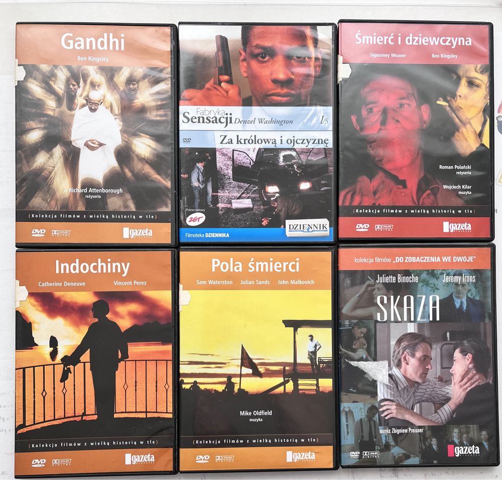Filmy na DVD: Gandhi, Indochiny, Skaza…
