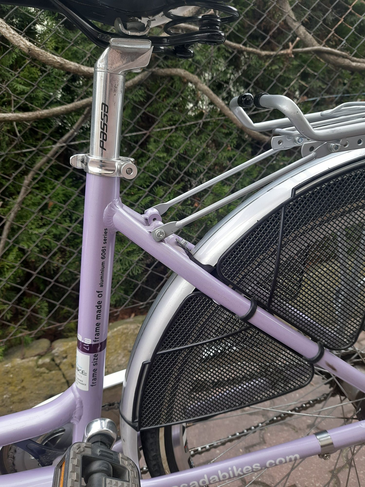 Rower Zasada Bikes Maxim MC 1.3.3 fiolet 26" rama alu 17" + gratis
