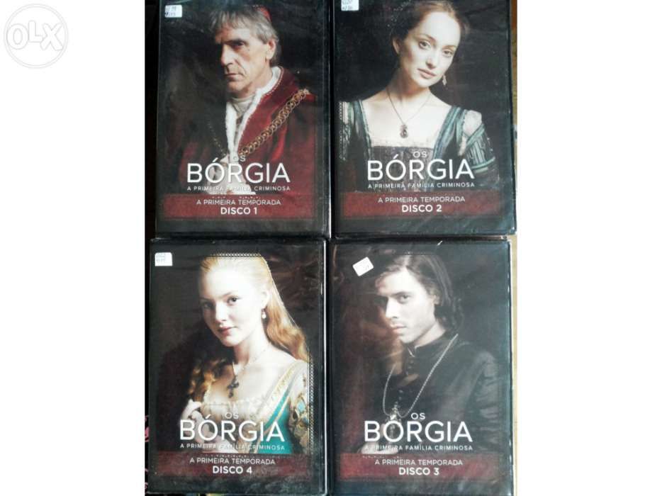 Dvds dos Bórgias - 1ª temporada