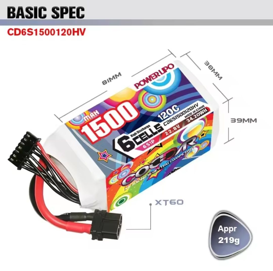 ‼️Батарея LiPO Акумулятор FPV 1S 2S 3S 4S 6S GEPRC Tattu BetaFPV