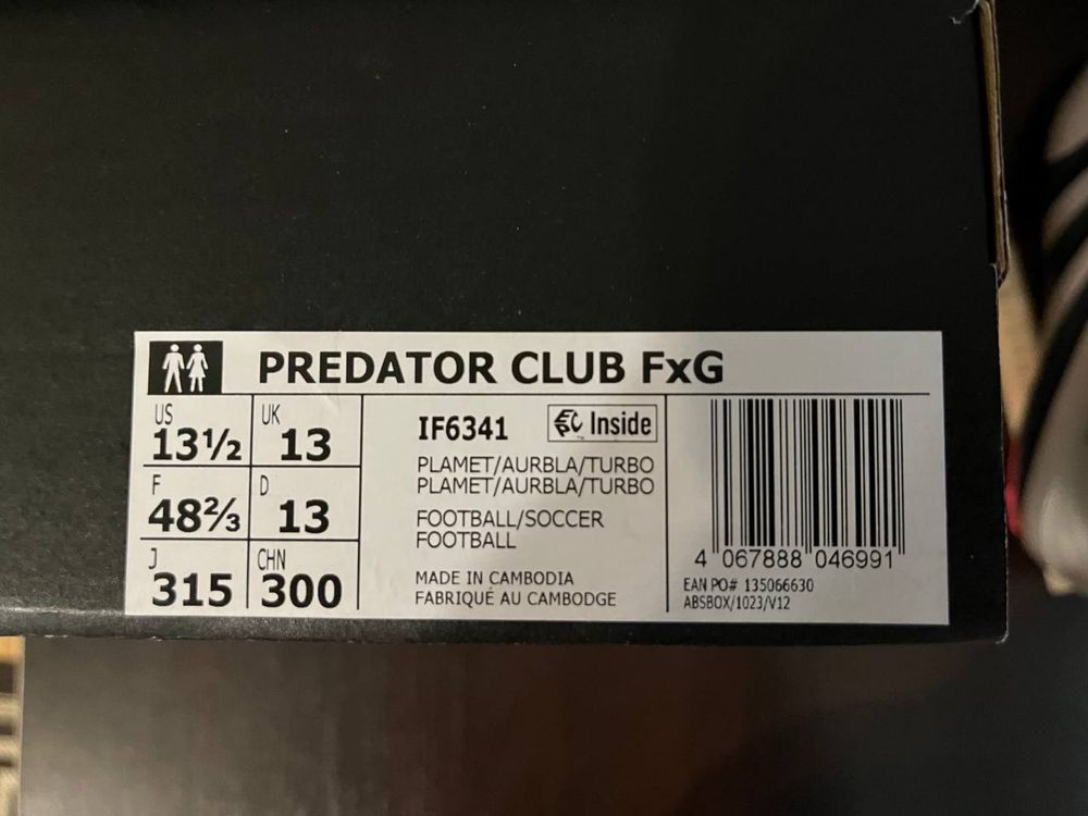 Бутси Adidas для футболу, р. 48