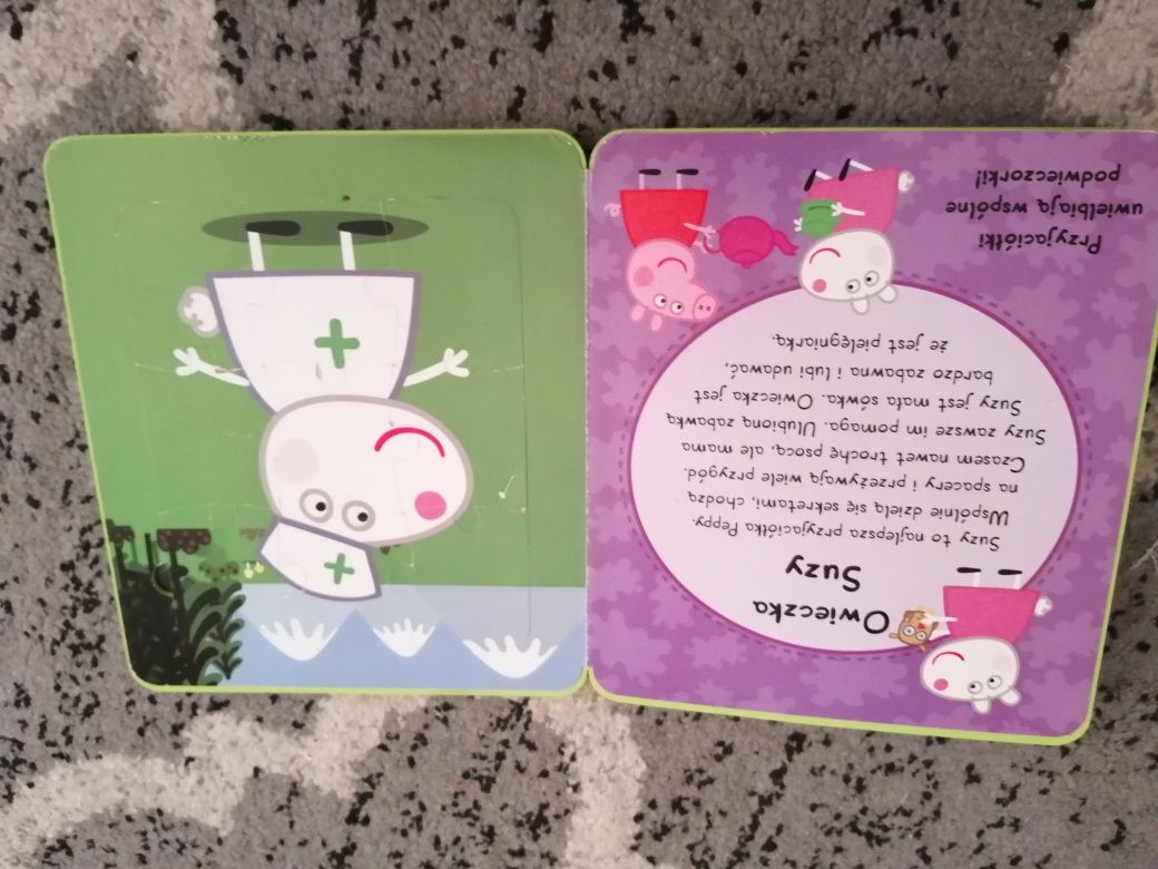 Książeczka peppa z piankowymi puzzlami