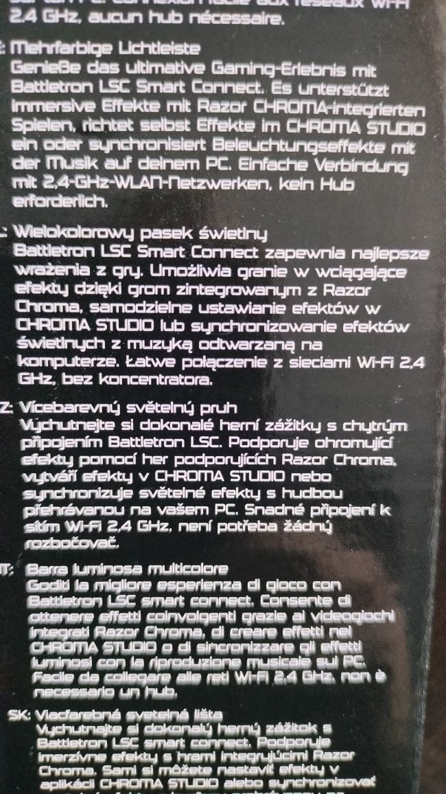 Światło LED słupek RGB wifi,app LSC,  Battletron + pilot