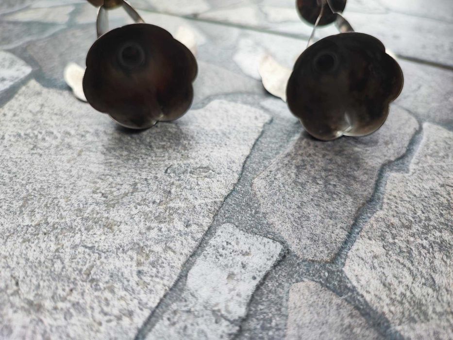 Platerowane gasidełko do świeczki,aniołek,vintage,cena za 1 sztukę