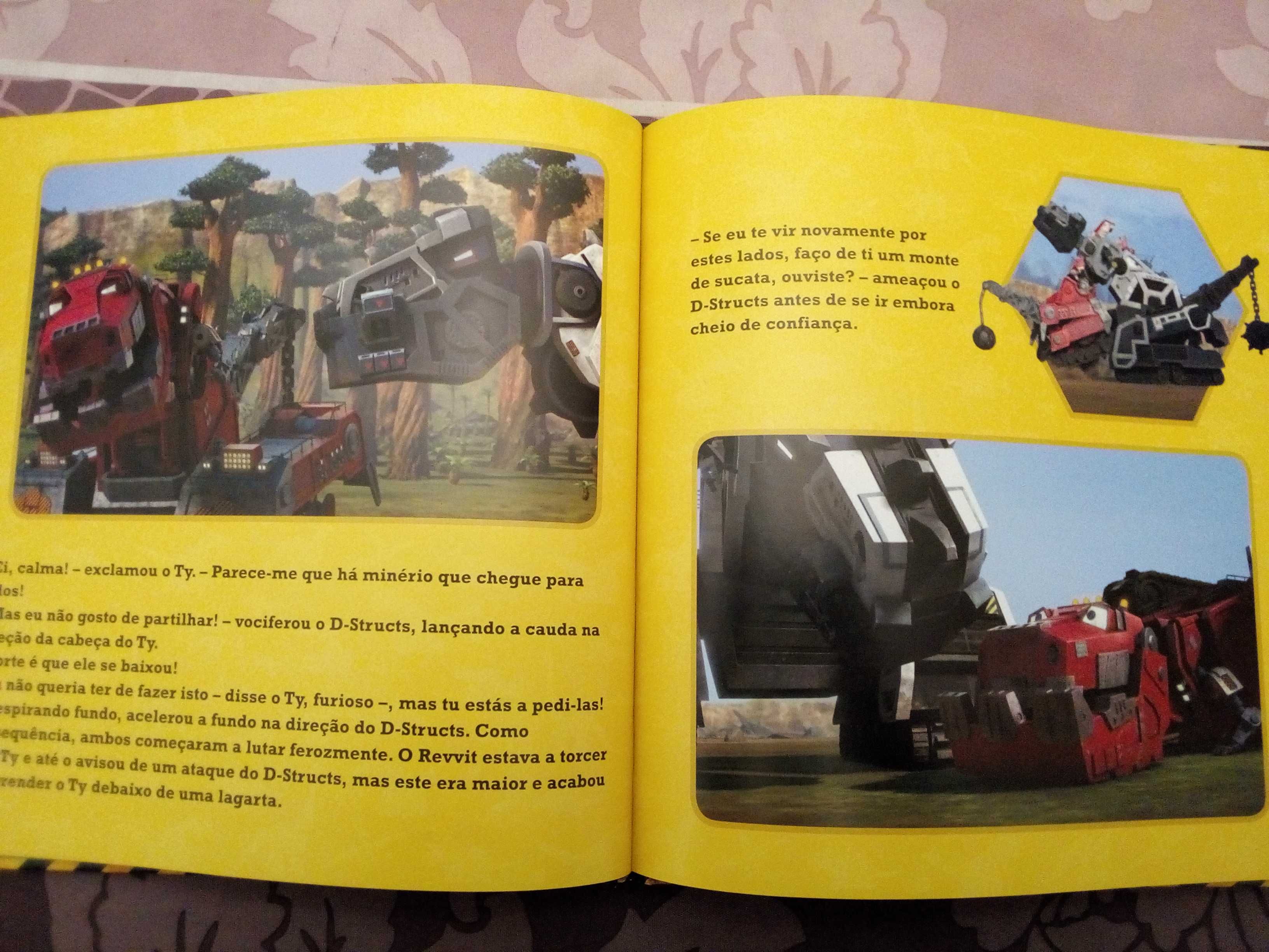 Fantástico Livro " "Dinotrux- Na Cratera Nunca Mais!"