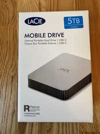 NOWY dysk zewnętrzny twardy HDD LaCie Mobile Drive 5TB