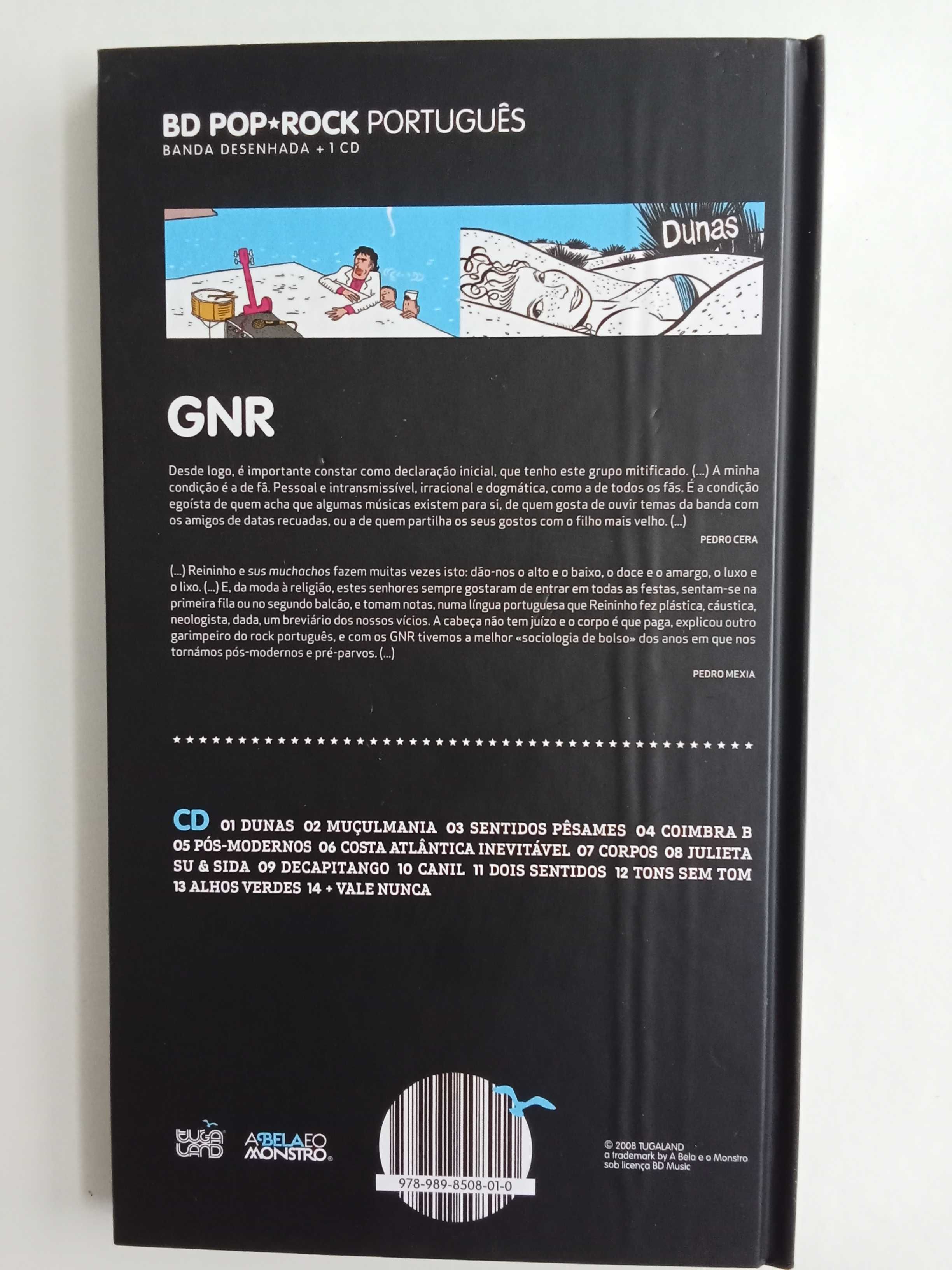 GNR - BD Pop/ Rock Português [livro + CD]