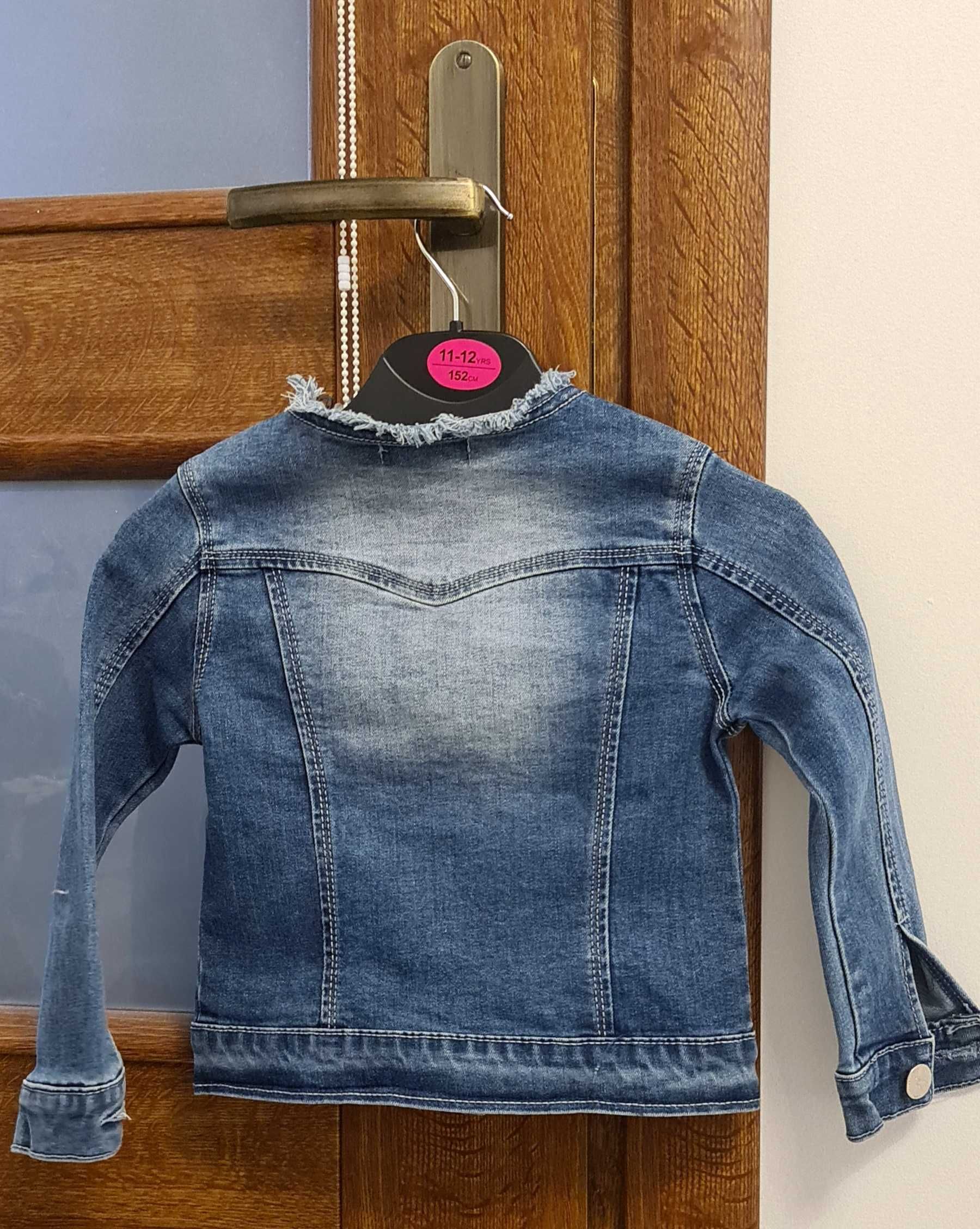 Kurtka jeans 98-104 dla dziewczynki