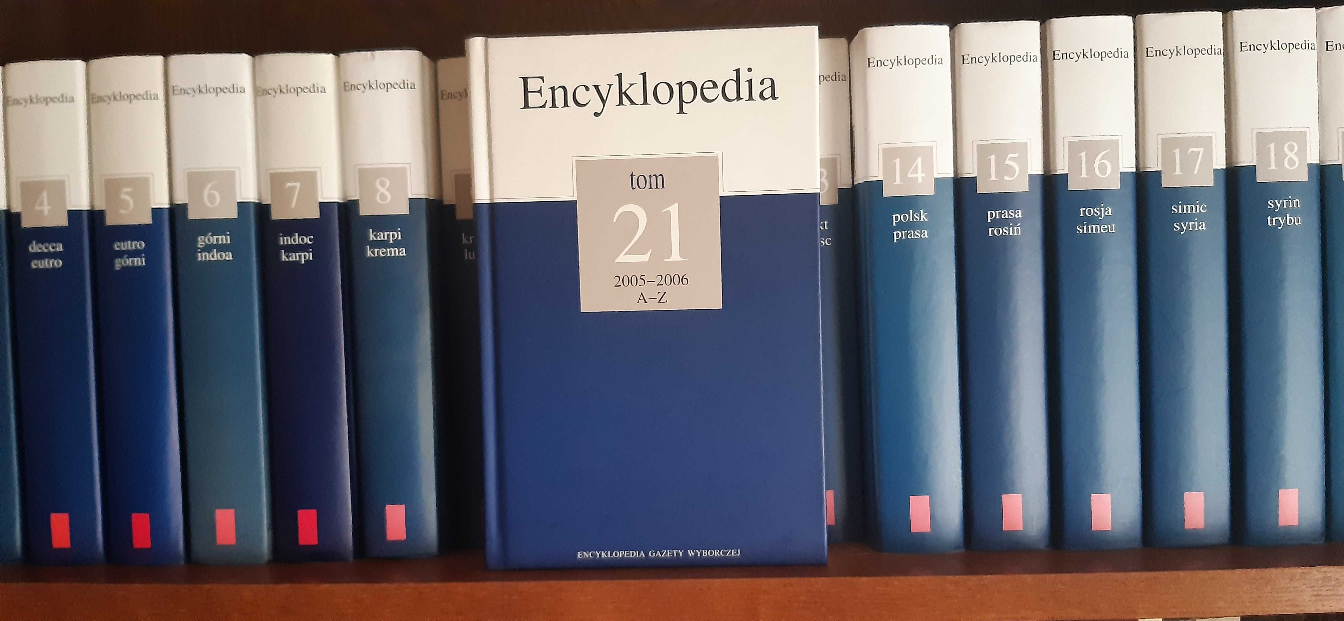 Encyklopedia Gazety Wyborczej 21 tomów (komplet)
