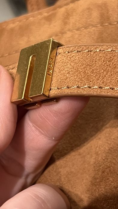 Оригінал Сумка тоут tote bag jw pei hana medium коричневий колір замша