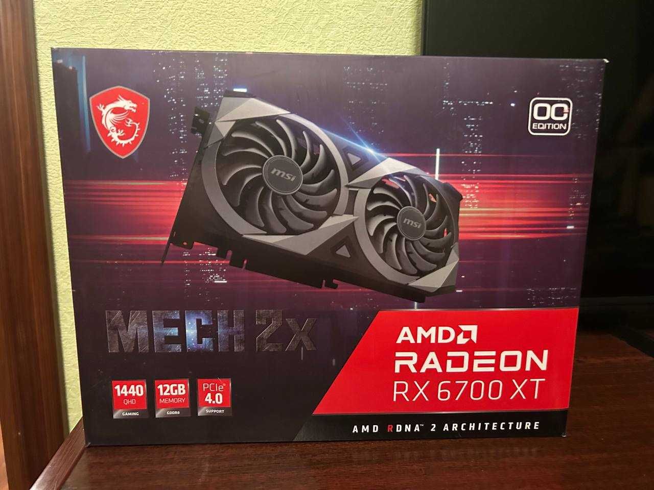 Відеокарта MSI RX 6700 XT 12GB Mech X2