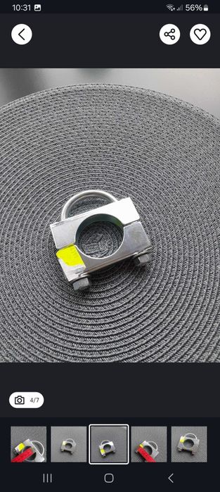 klamra uchwyt obejma opaska cybant jarzmo tłumika