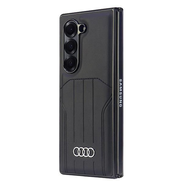 Audi Synthetic Leather MagSafe Z Fold6F956 czarny/black hardcase AU-