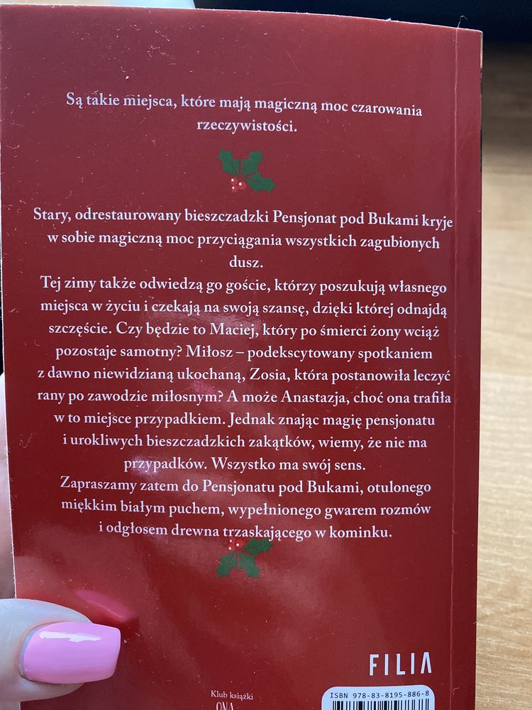 Książka „Zima w pensjonacie pod Bukami” ŚWIĄTECZNA