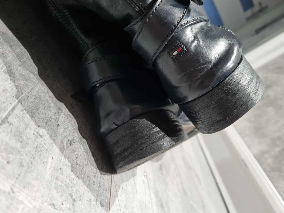 Skórzane oficerki rozmiar 40