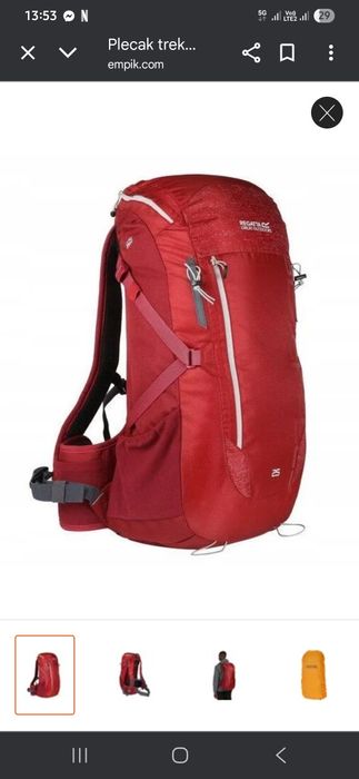 Plecak trekkingowe ze stelażem REGATTA 35 L