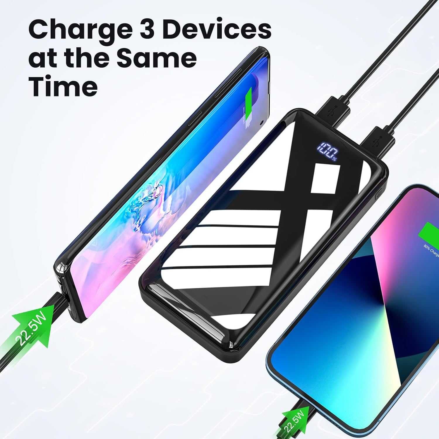 PC3 Power Bank 20000mAh – Kompaktowa i Wydajna Ładowarka
