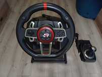 Kierownica SUZUKA ELITE biegi pedały + Kokpit Stojak Huzaro Speed 3.0