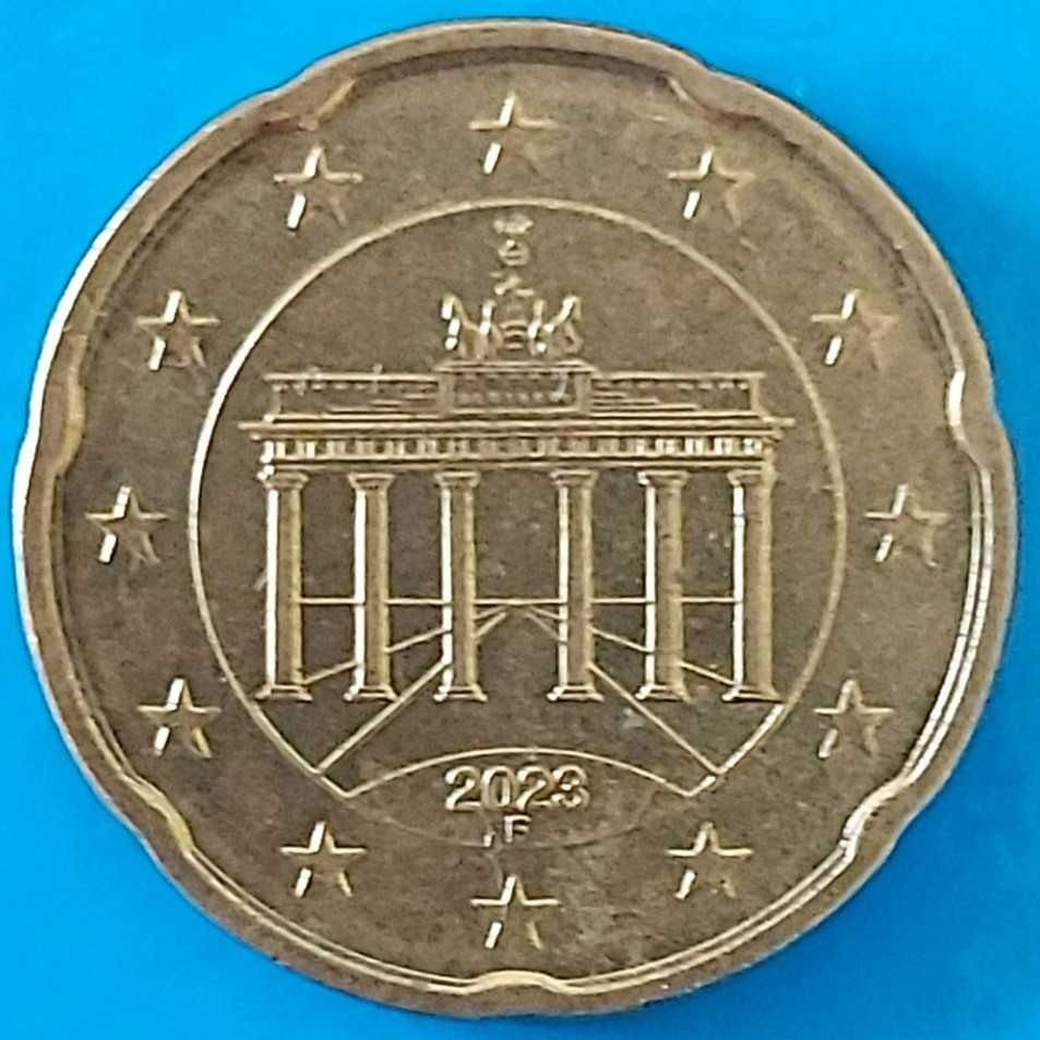 20 Cêntimos de 2023 Letra F,  Alemanha