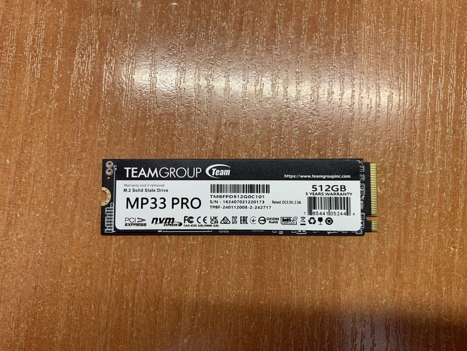 Продам ssd m2 512 GB