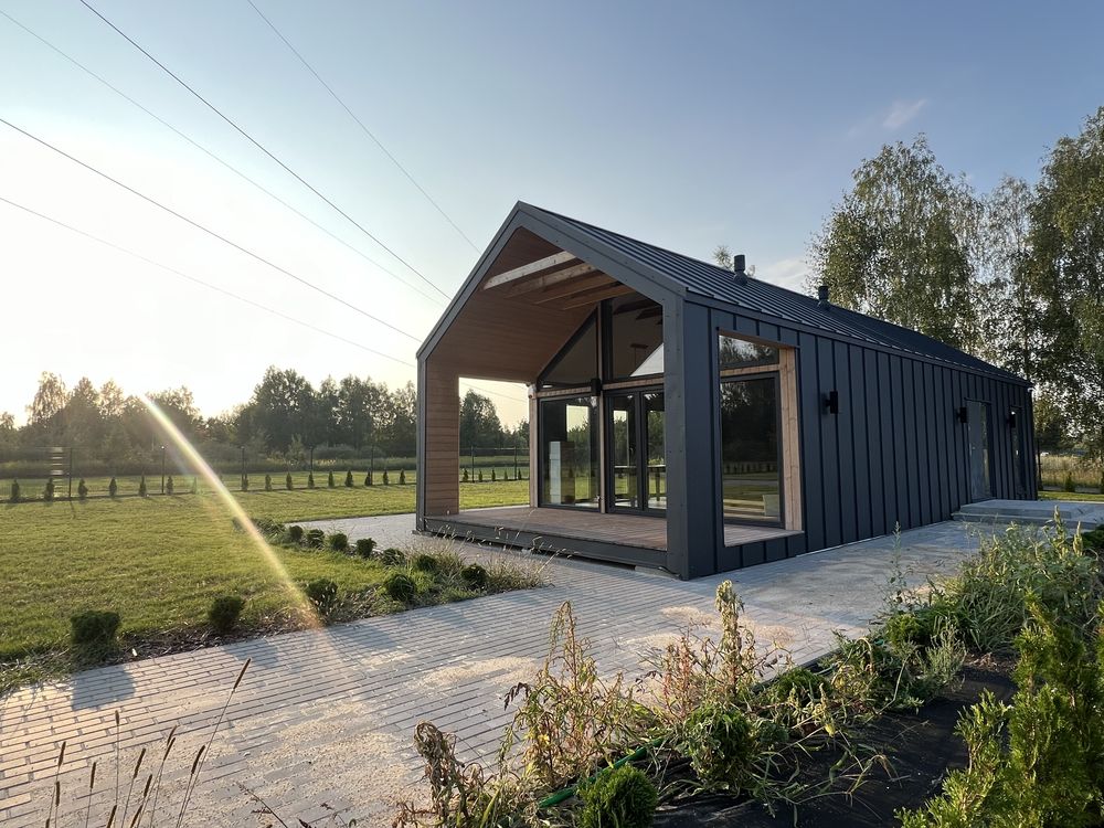 Dom Caloroczny STODOŁA 50m2 Domek MODULOWY rekreacyjny BEZ POZWOLENIA