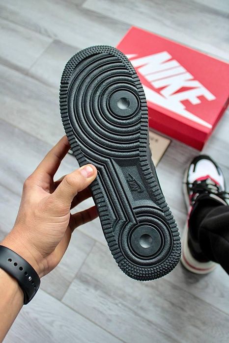 Кроссовки мужские Nike Air Force 1 Low Black Найк Аір Форс 1