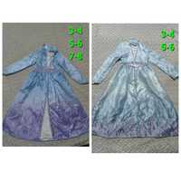 карнавальное платье Эльза холодное сердце 3-4, 5-6,7-8 лет