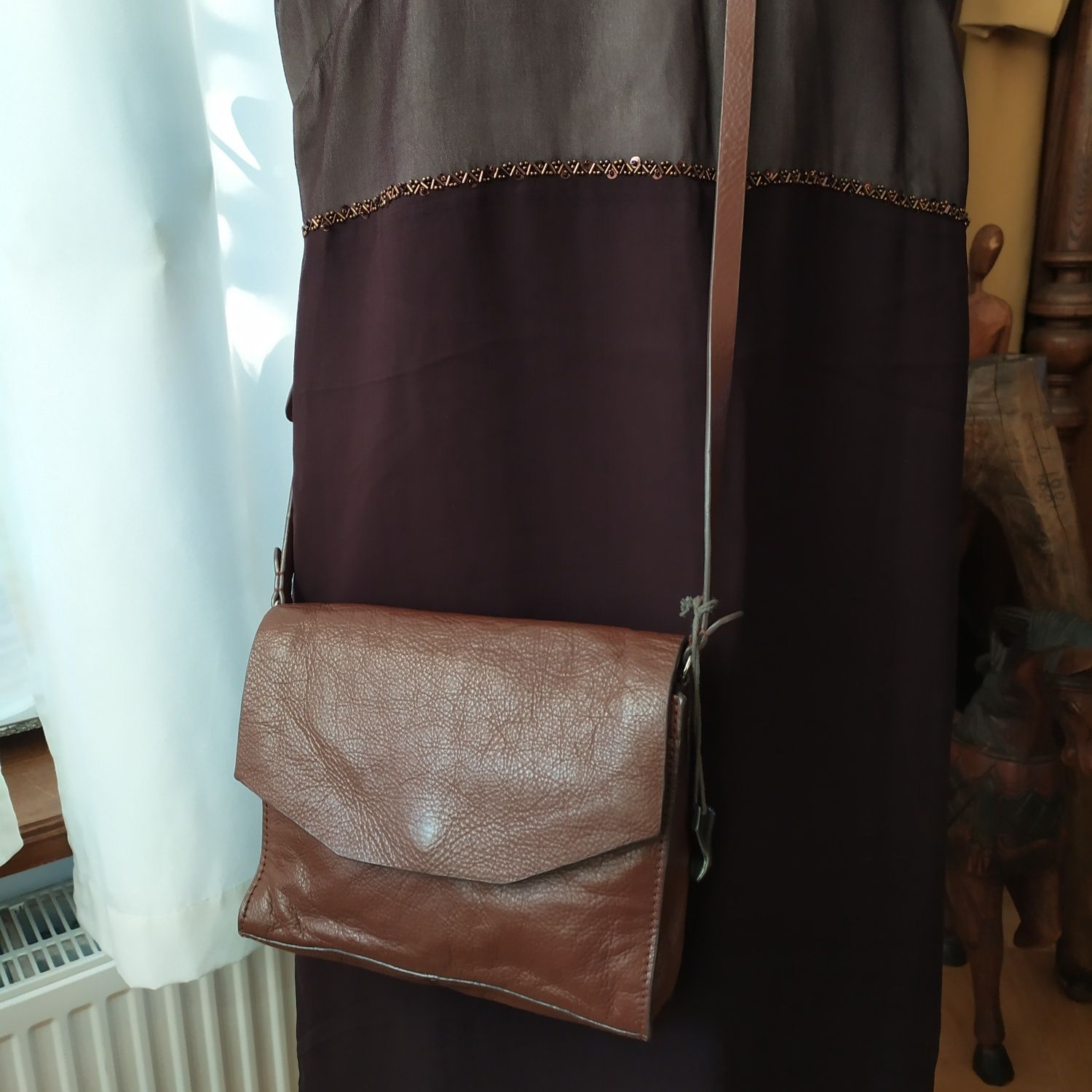 Brązowa torebka skórzana Clarks