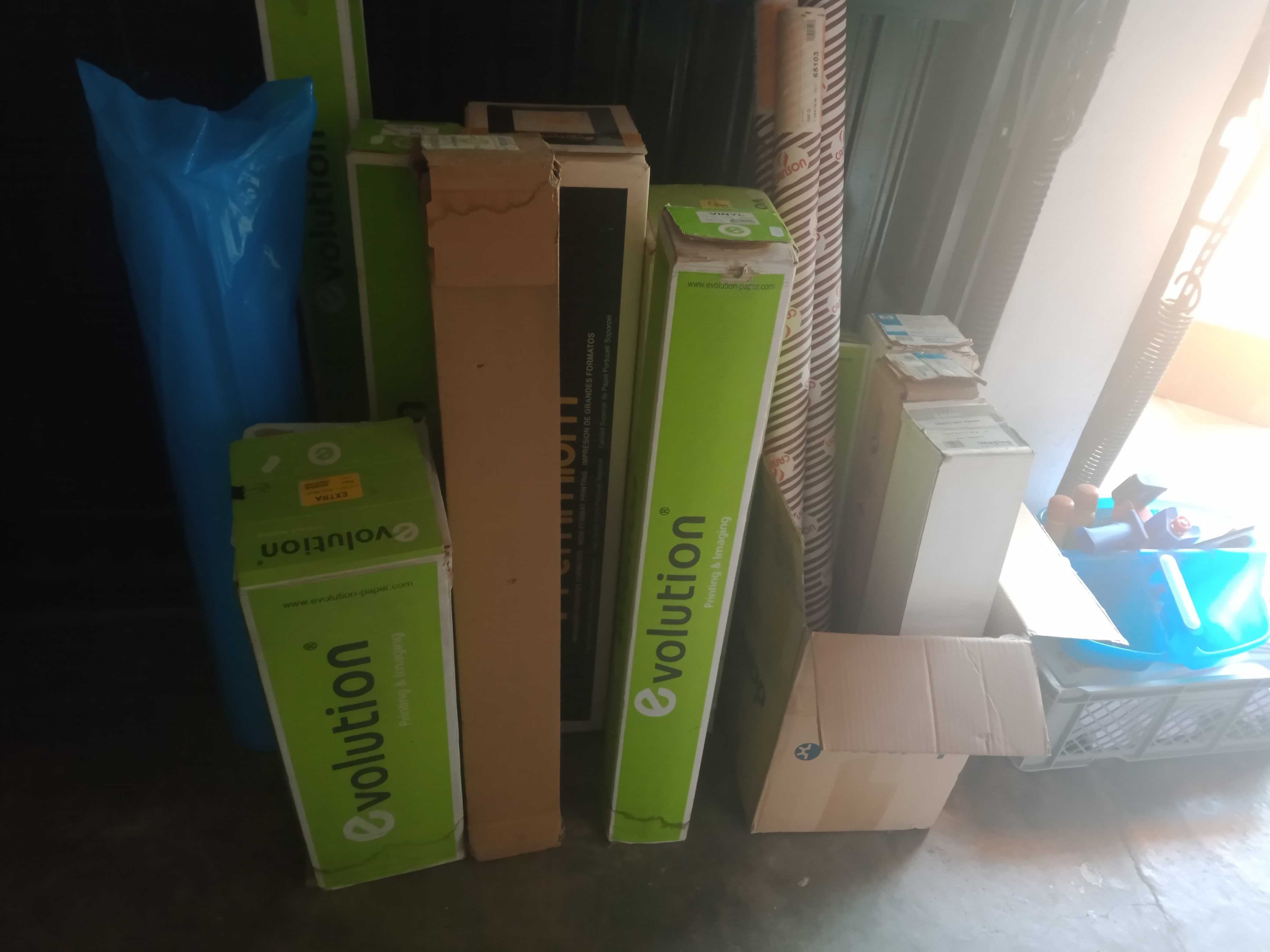 12 rolos de papel grandes formatos