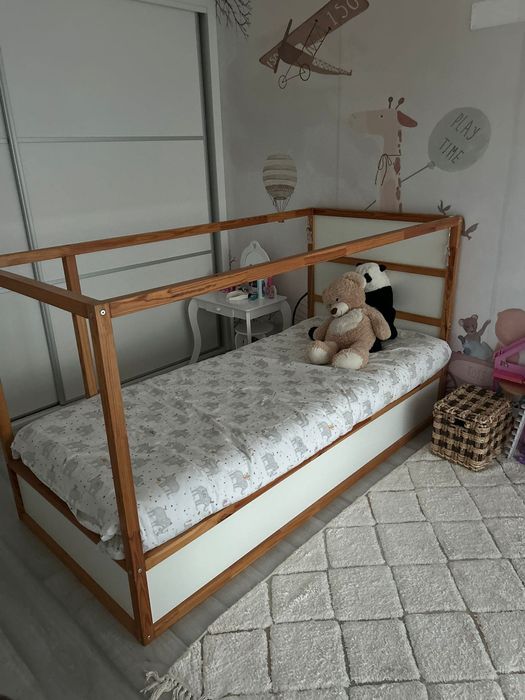 Cama beliche kura com colchão