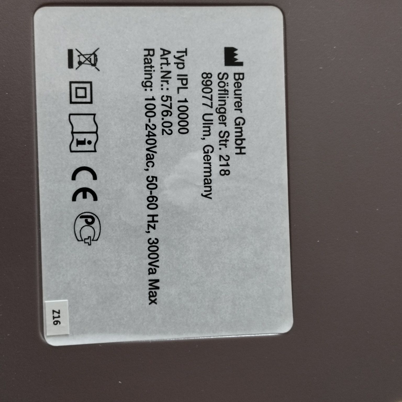 Depilator laserowy Beurer IPL 10000 salon pro system