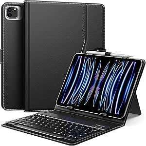 Etui Tablet uniwersalne MoKo z klawiaturą 9-11" Bluetooth Czarne