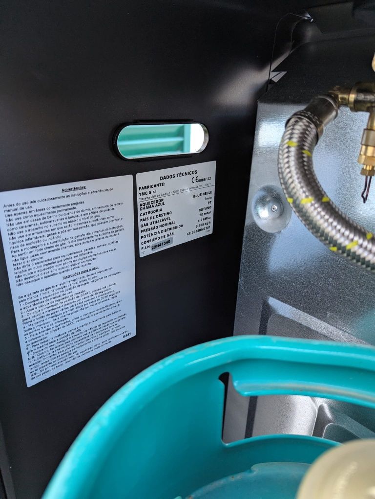 Aquecedor a gás chama azul Spring it
