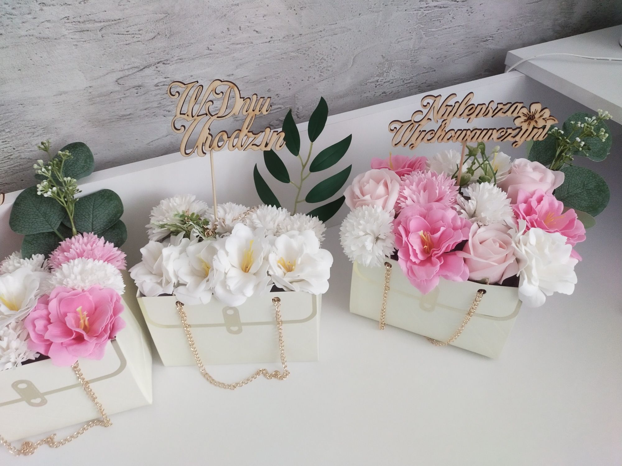 Mydlane flower boxy