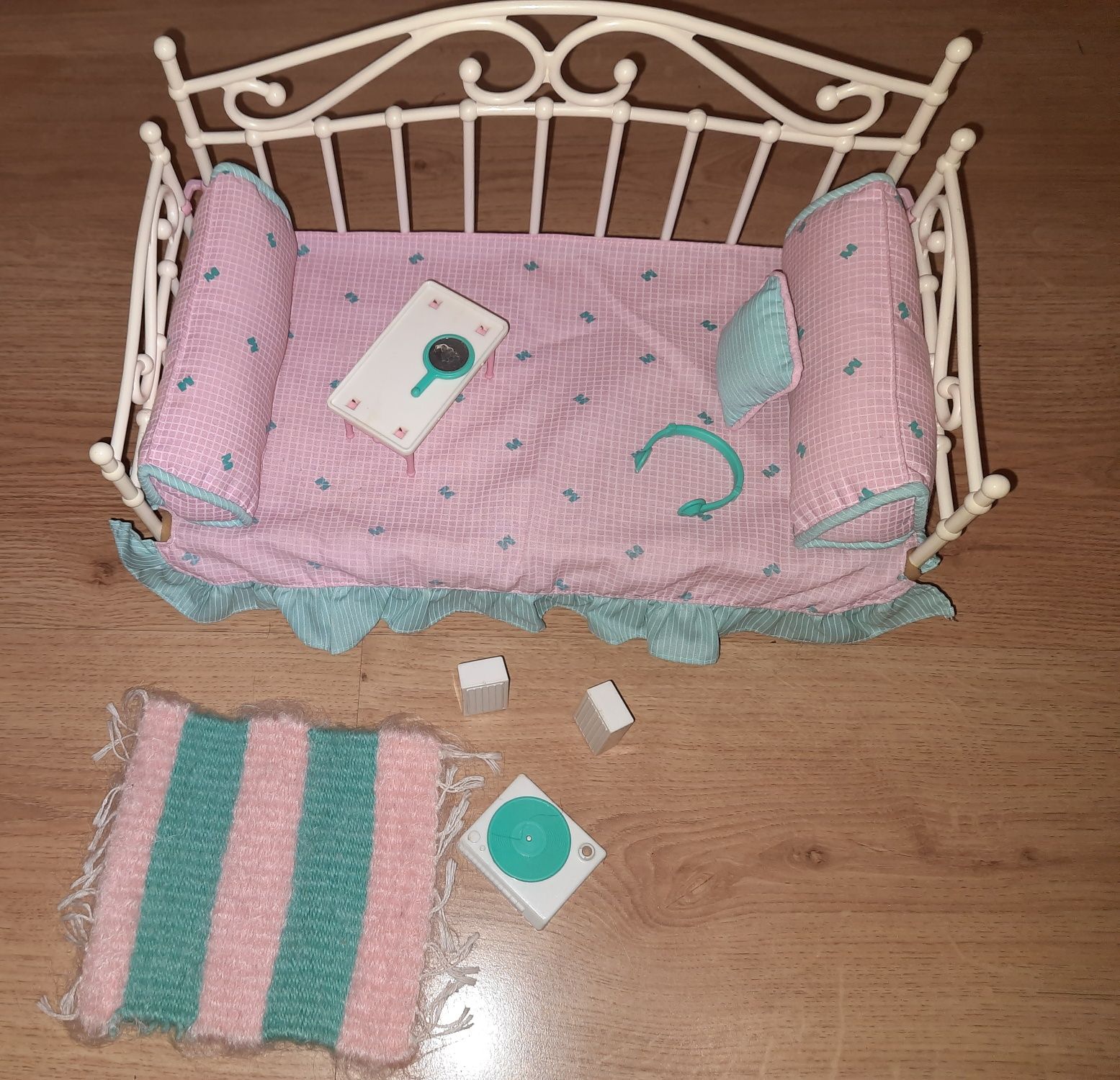 maxie dreaming bed 1988/lalka/lalki/łóżko/barbi/barbie/unikat/hasbro/