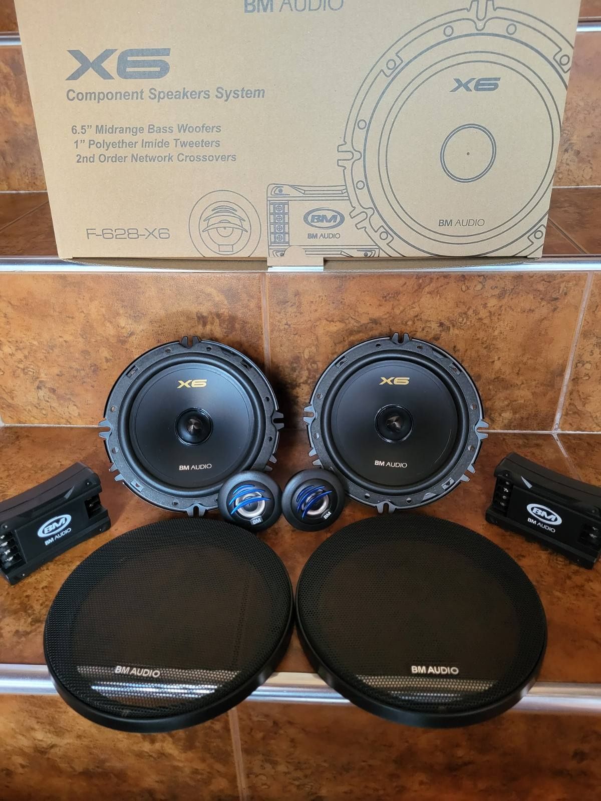 16см Boschmann F-628-X6/динаміки в авто/колонки