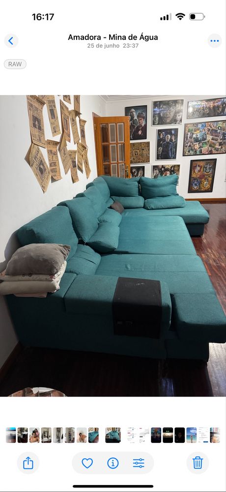 Sofa grande com 4 lugares