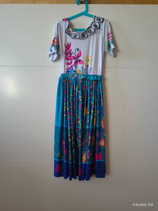 Sukienka przebranie strój Mirrabell "Nasze Magiczne Encanto"7, 8,9 lat