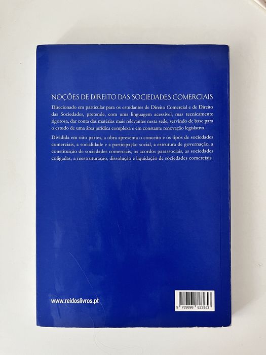 Noções de Direito das Sociedades Comerciais