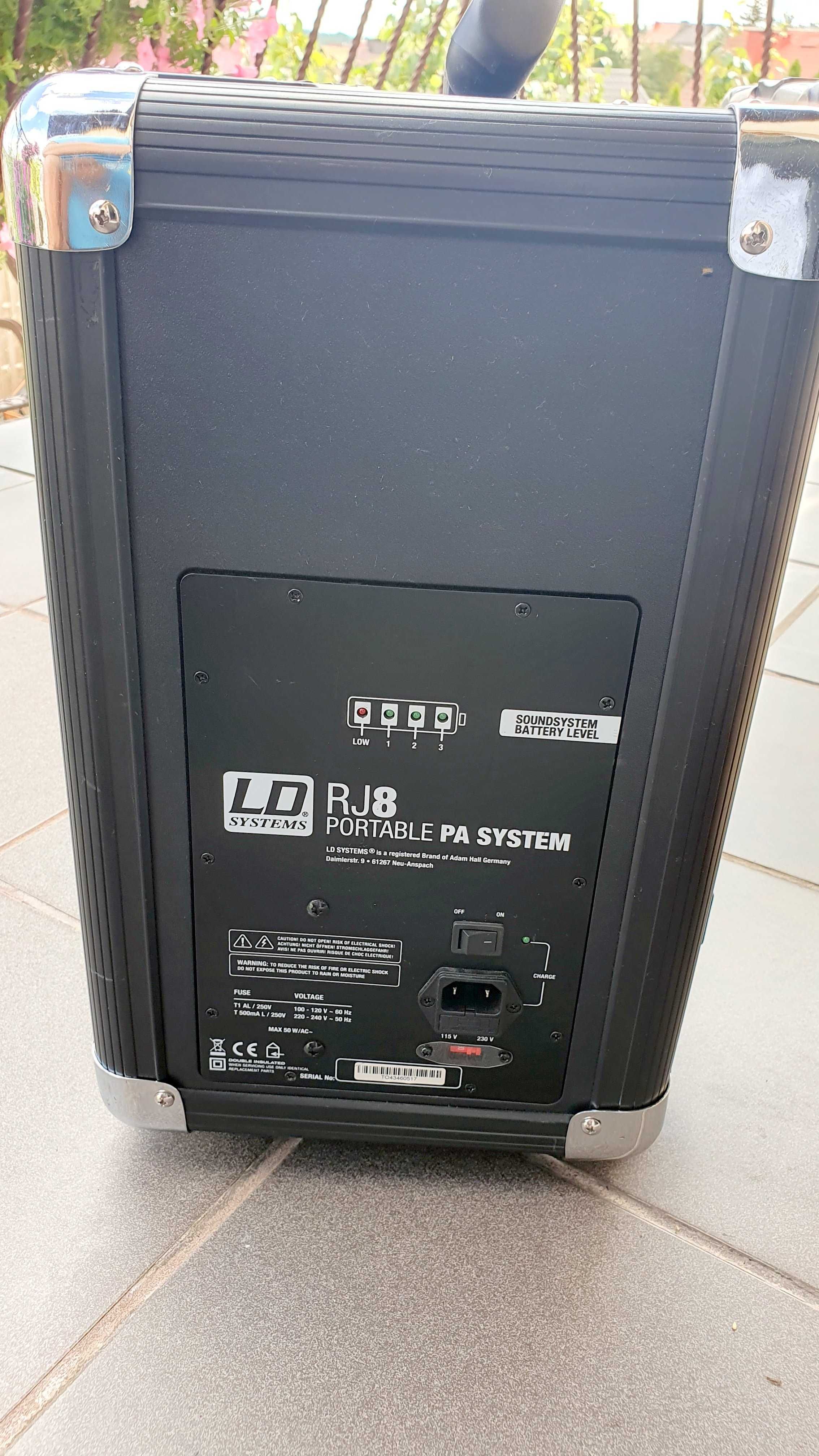 LD Systems Roadjack 8 System PA zasilany bateryjnie