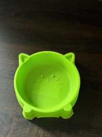 Miska dla kota zielona 48tknzw