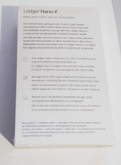 Ledger Nano X- Nowy Portfel
