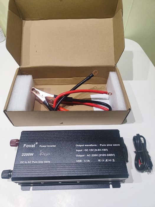 Інвертор 12V-220 FOVAL 2200W