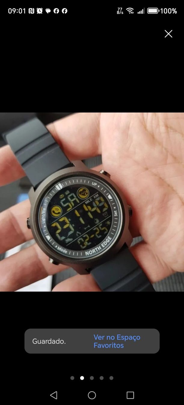 Relógio Militar à prova de água