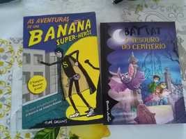 Coleção Livros Vampiro Valentim e As aventuras de um Banana Super heró