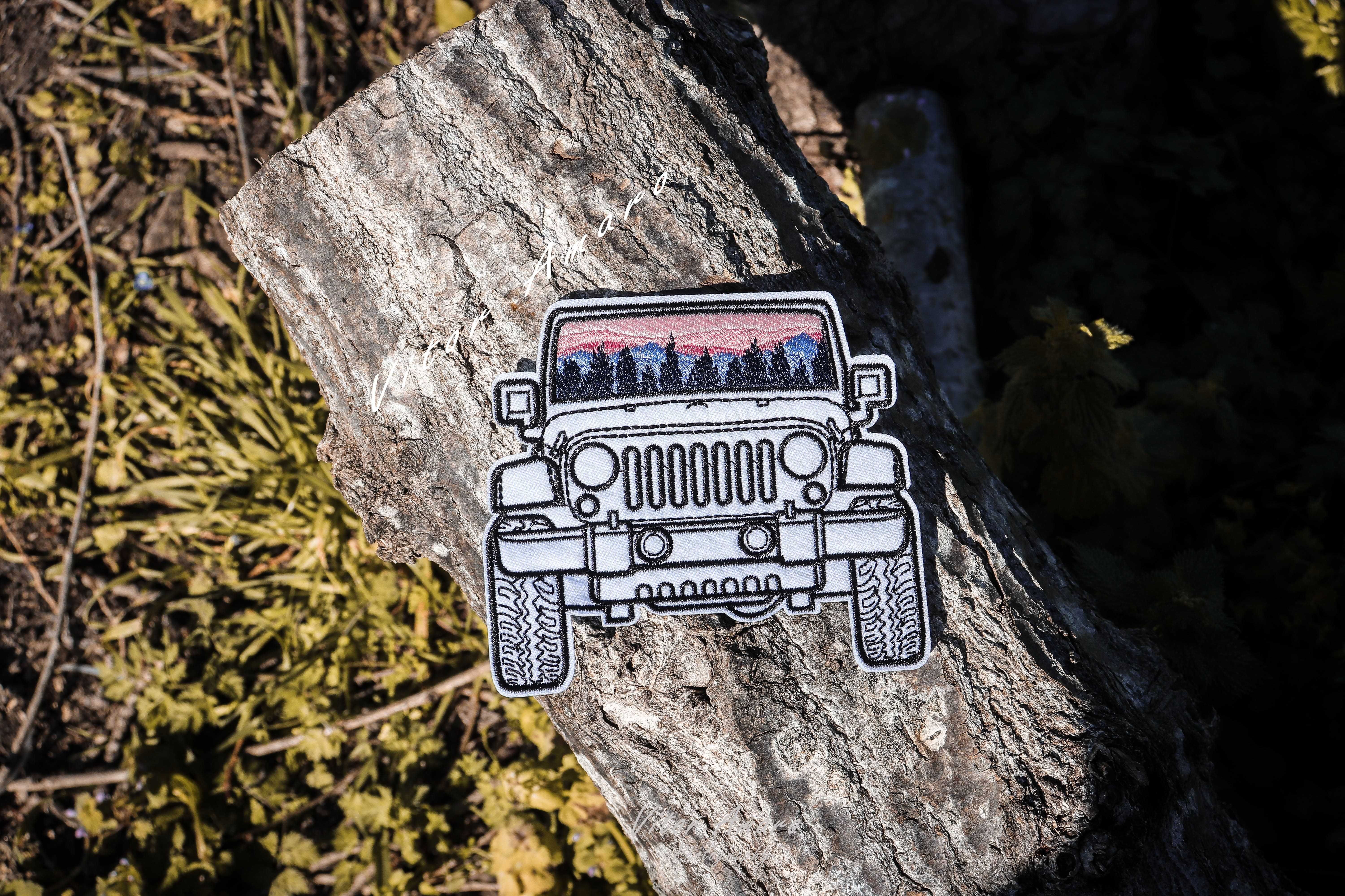 Símbolo/Logo Bordado Jeep | NOVO