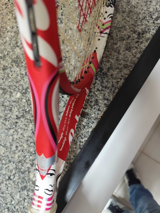 Raquete tecnifibre rebound razoável estado