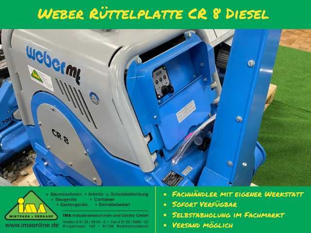 Zagęszczarka gruntu WEBER CR 8 CCD2.0 diesel