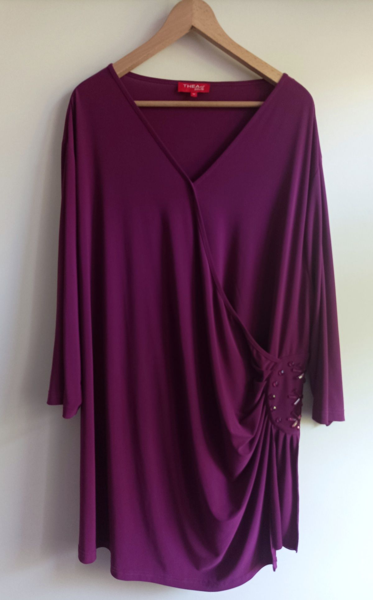 Tunika do karmienia, ciążowa, bluzka dla mamy elegancka, wizytowa  6XL