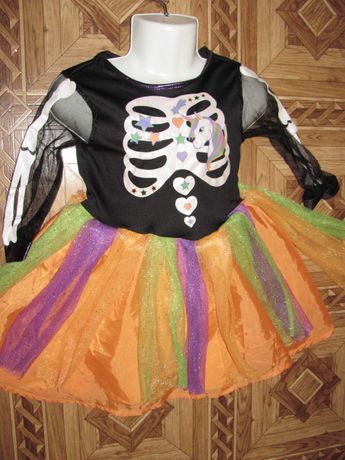 платье на хэллоуин скелета единорожки сукня на хеловіну одноріжки